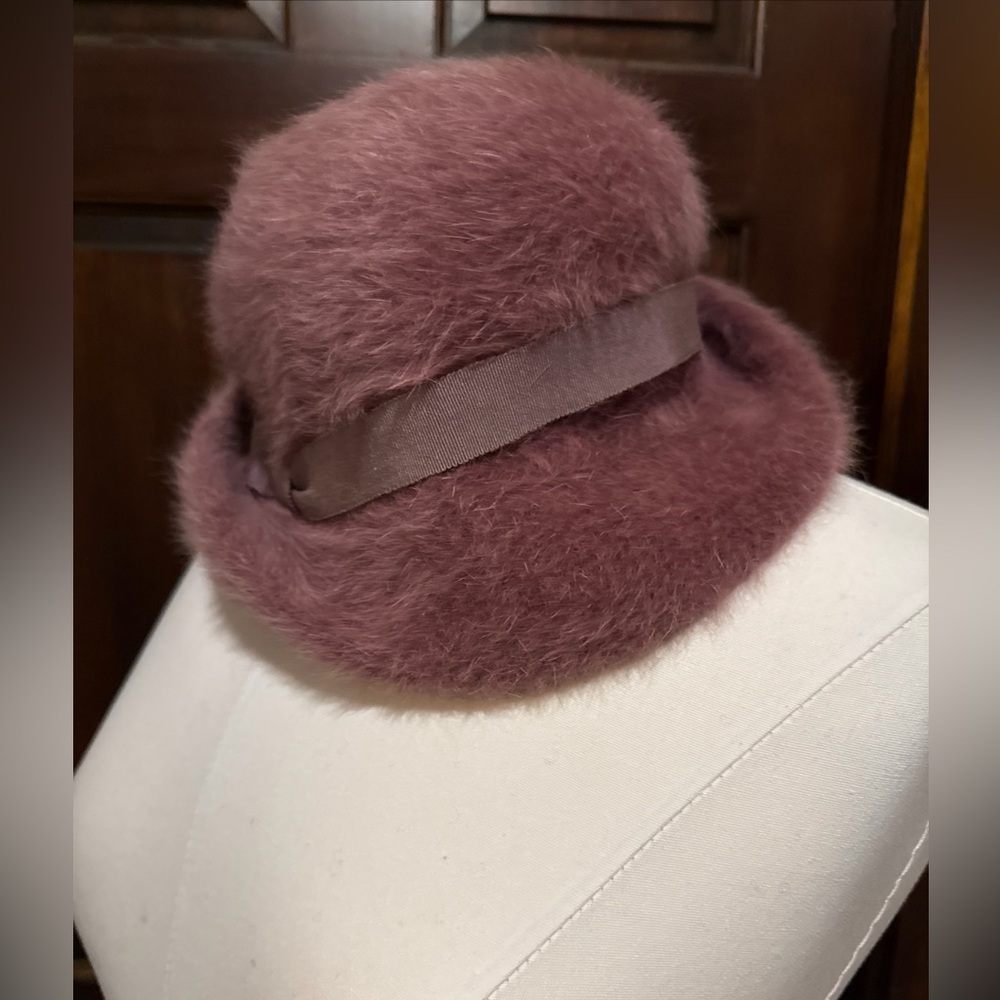 Beautiful vintage mohair and angora blend Elegant Women's Hat